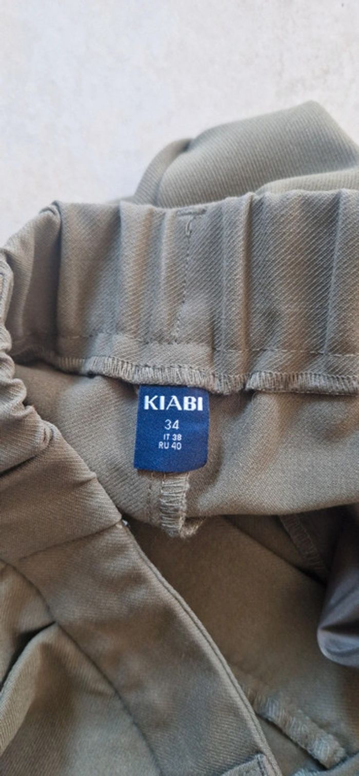 Pantalon à pinces Kaki Kiabi - photo numéro 4