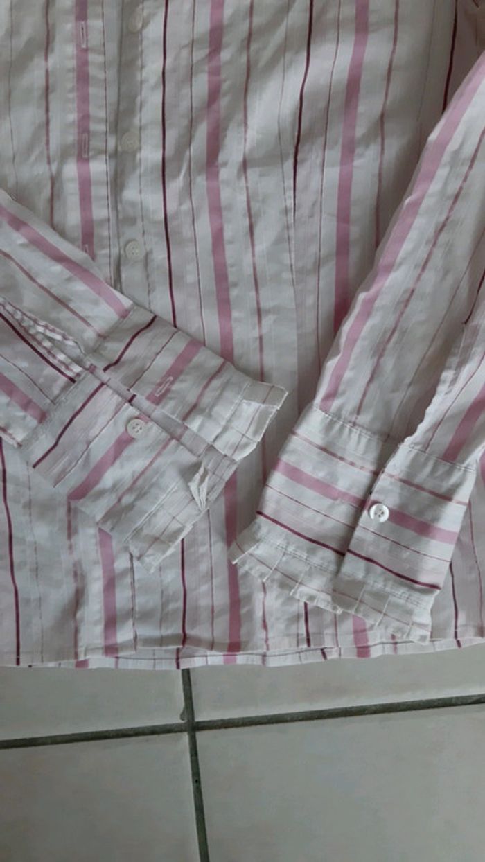 Chemise manche longue à rayures femme - photo numéro 3