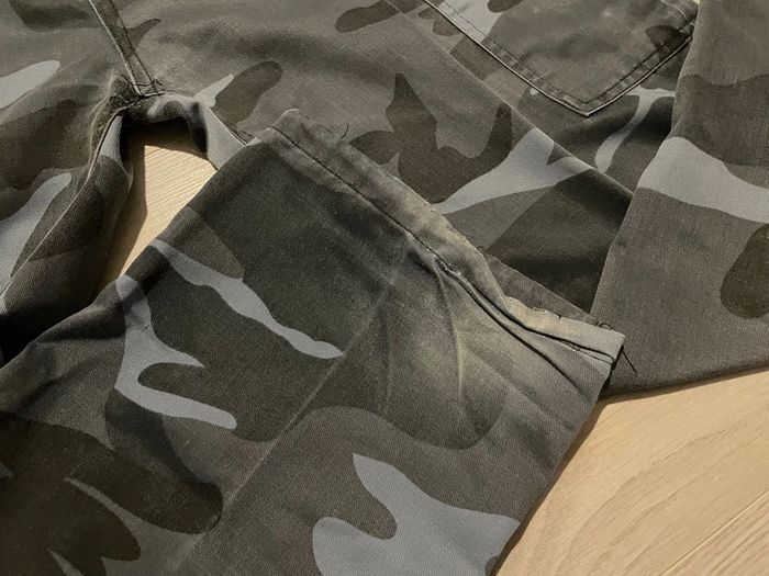 pantalon militaire bleu et gris - photo numéro 6