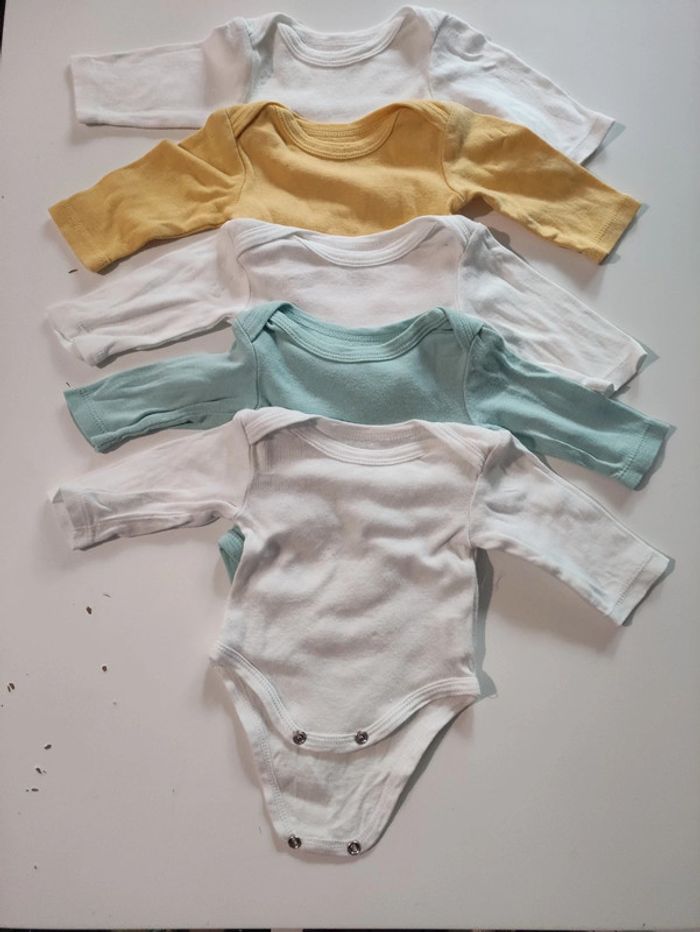 Lot de 5 bodies naissance Orchestra – 1 mois / 50 cm