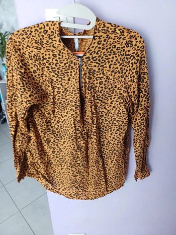 Chemise femme fluide à  fermeture eclaire