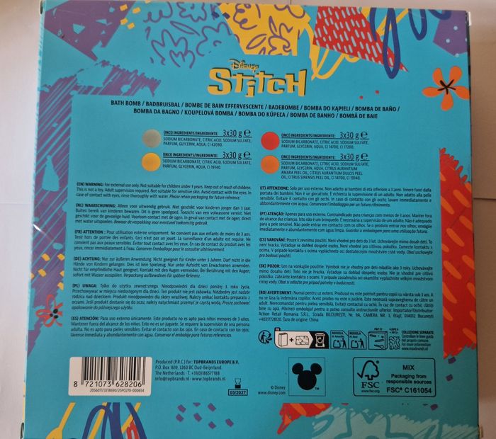 Coffret bombes de bain Stitch et Angel - photo numéro 2