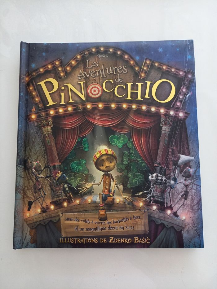 Livre neuf les aventures de pinocchio