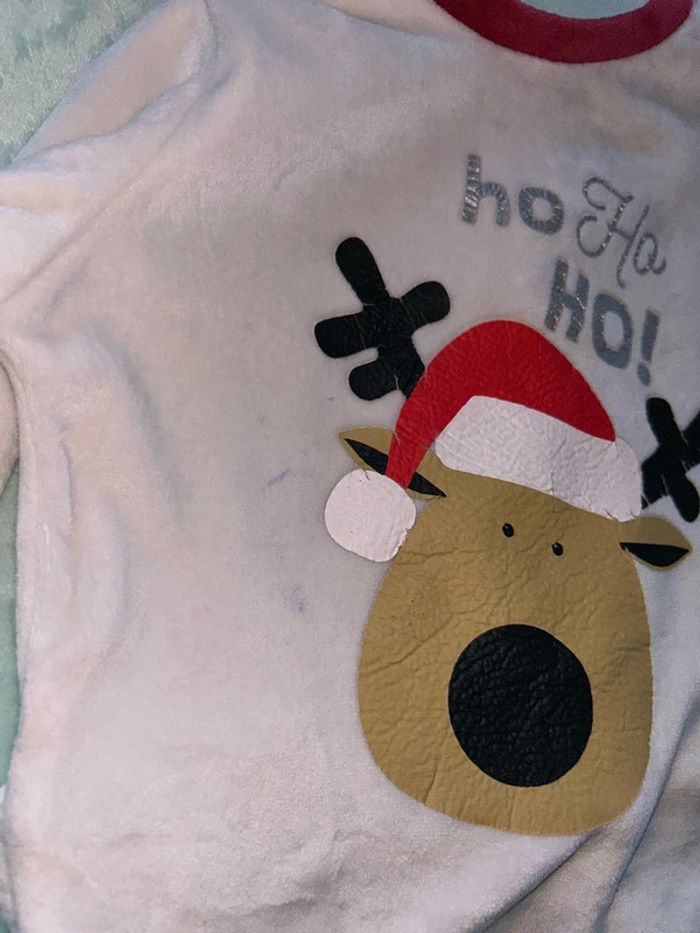 Pyjama bébé rêne de Noël - photo numéro 3