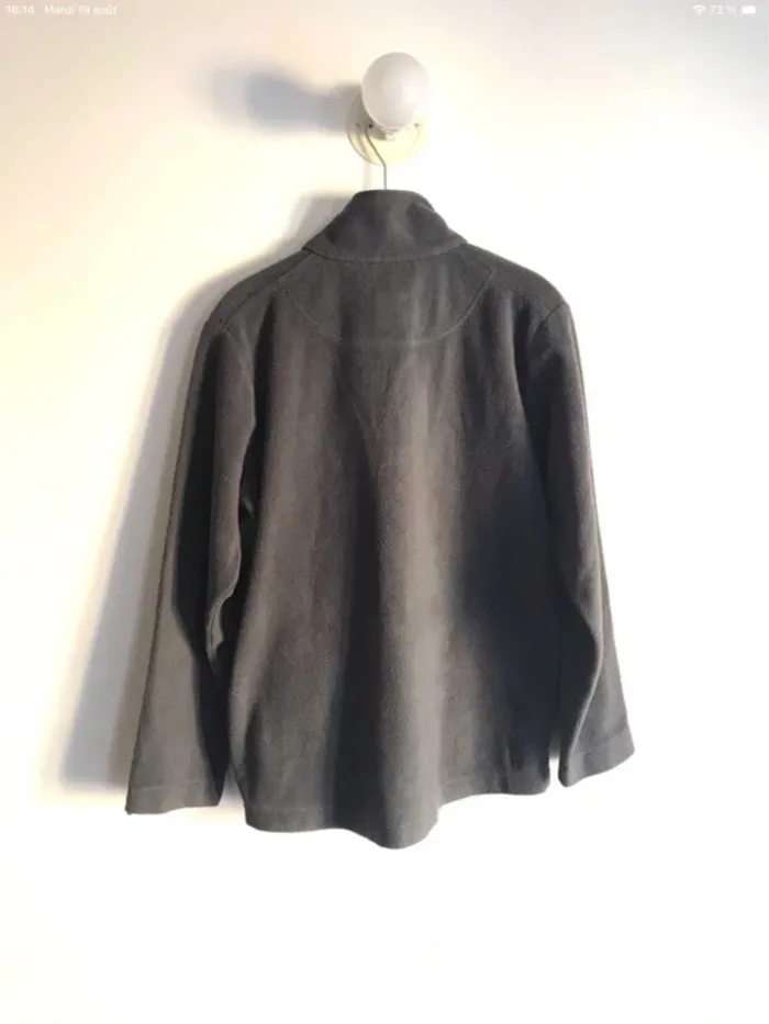 Veste polaire 10 ans grise anthracite C.F.K - photo numéro 7