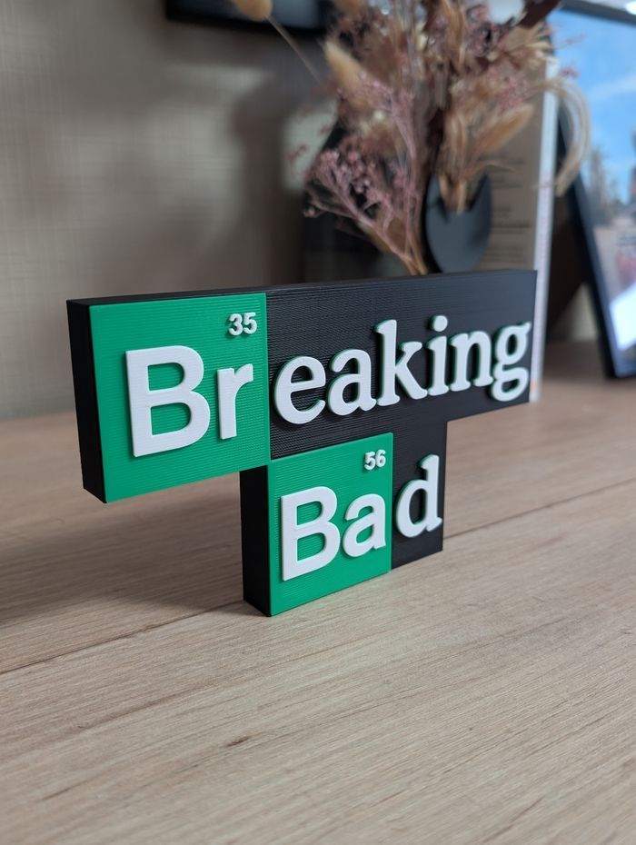 Breaking Bad logo décoratif a poser 18x10cm - photo numéro 3
