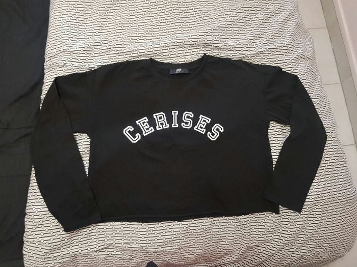 Tee-shirt manches longues noires