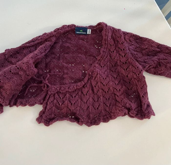 Ensemble bordeaux 3 mois - photo numéro 9