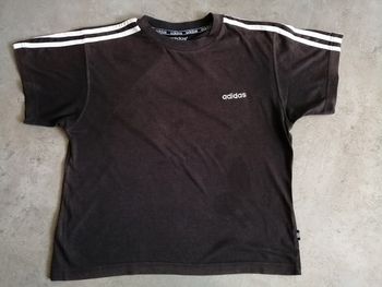 T-shirt noir 12 ans Adidas