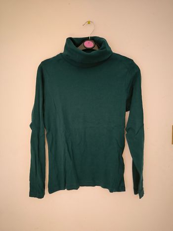 Col roulé vert taille 38/40 influx