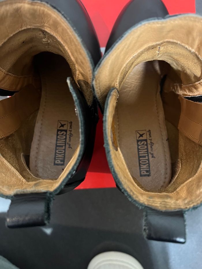 Bottines en cuir noir Pikolinos - Pointure 38 - photo numéro 5