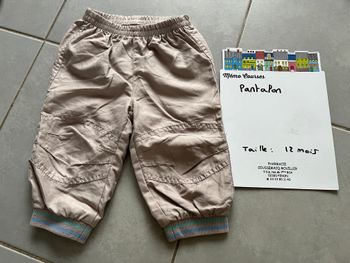 Pantalon garçon 12 mois