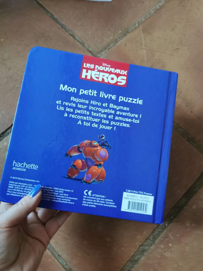 Les Nouveaux Héros, Disney. Mon petit livre puzzle - photo numéro 5