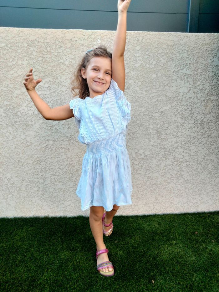 Robe été rayures - Tex - 7 ans - photo numéro 3