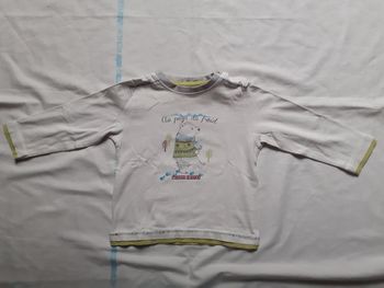 Sweet blanc bord pistache motif ours blanc