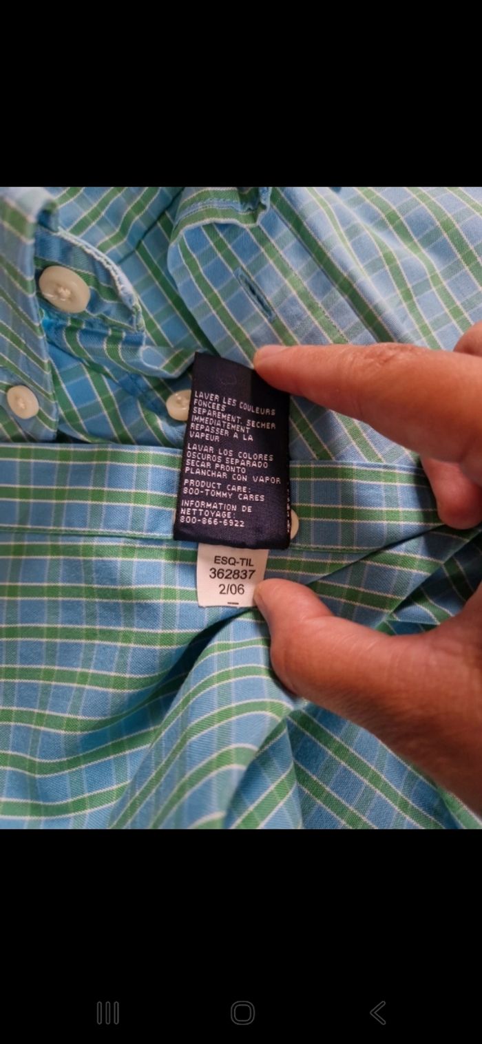 Chemise à manches courtes Tommy Hilfiger vintage 2006 - photo numéro 7
