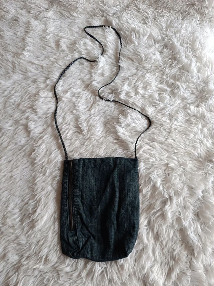 Sac bandoulière en jean (tressée) - photo numéro 5