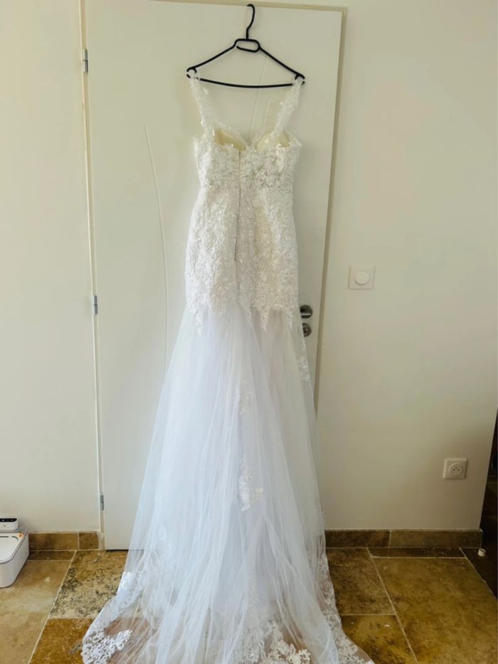 Robe de mariée + voile - photo numéro 5
