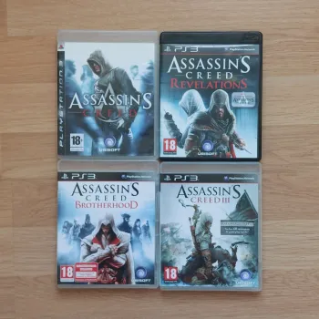 Lot 4 Jeux PS3 Assassin's Creed
