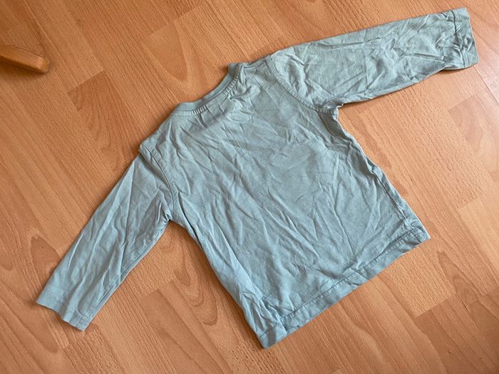 Joli T-shirt gris-bleu ML Sergent Major T. 2 ans/86 cm garçon - photo numéro 2