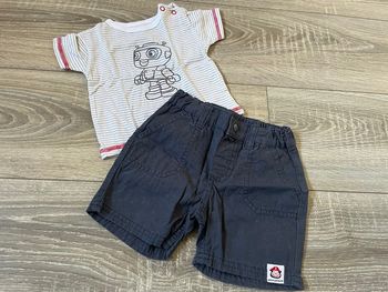 Ensemble été bébé garçon 6 mois short