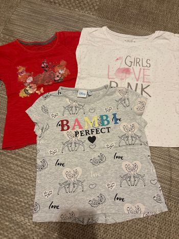 Lot de t-shirt manches courtes 4 ans