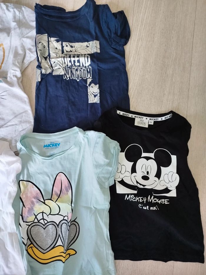Lot de 7 tee-shirts fille taille 6-7 ans