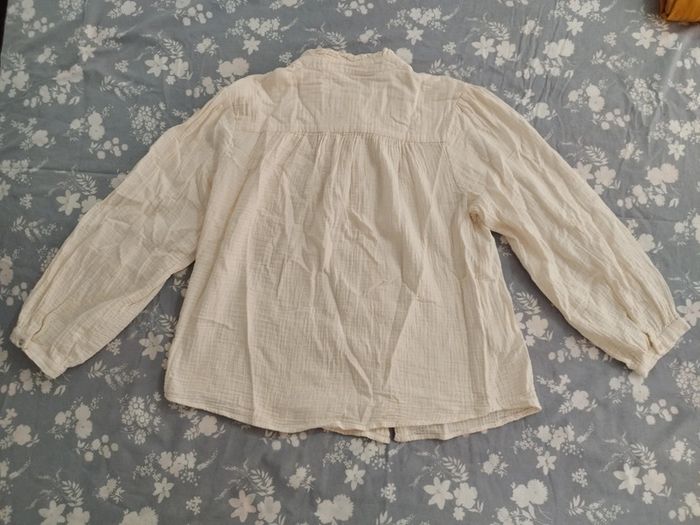 Très jolie chemise en gaze de coton neuve Mango taille M - photo numéro 3