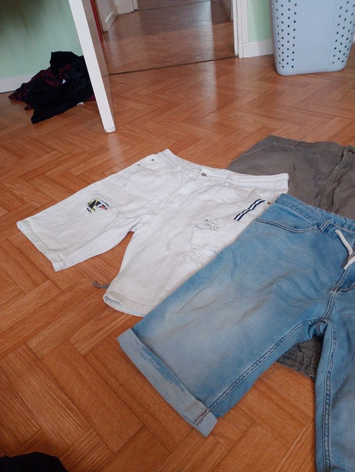 Lot de 3 shorts en jean - Taille XL - photo numéro 2