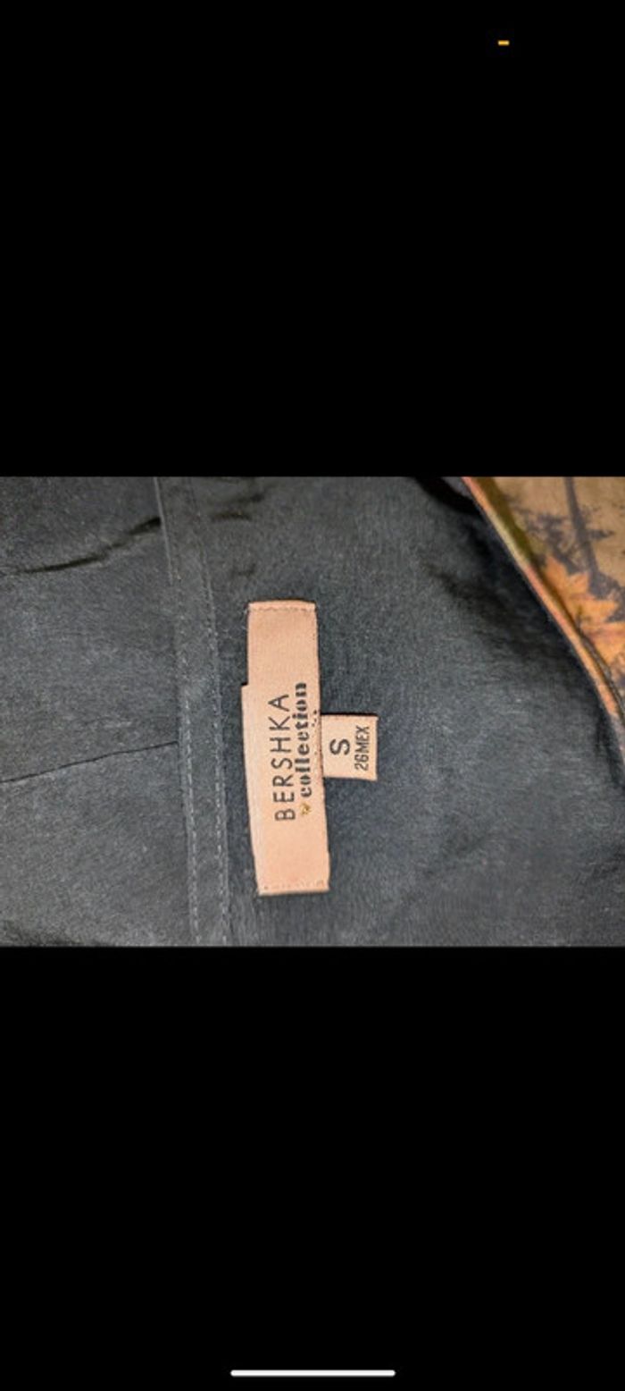 Robe manche longue Bershka motif noir marron - photo numéro 6