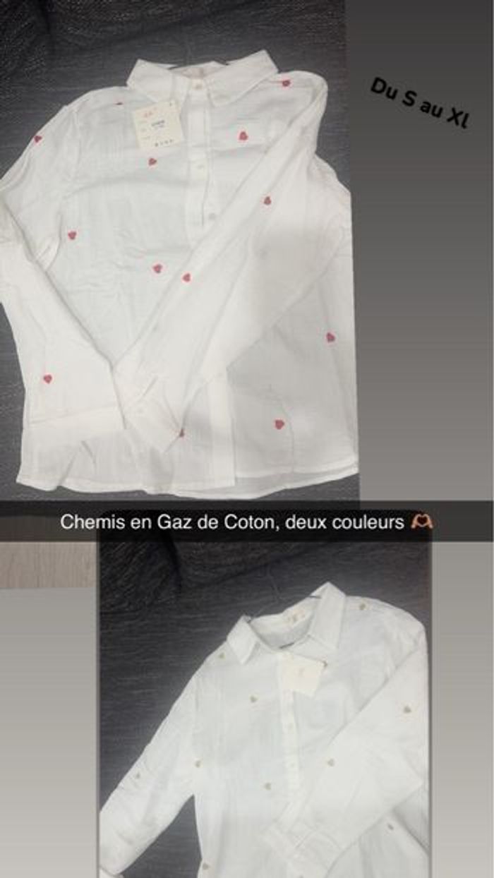 Chemise gaz de coton