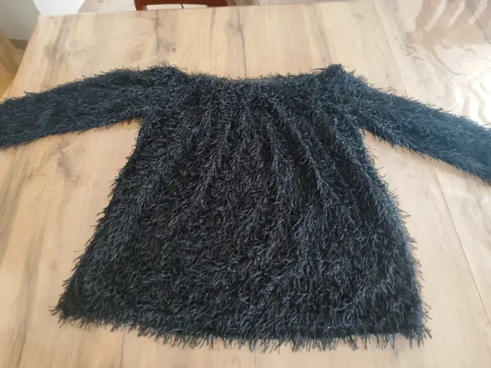 Pull Zara Knit Noir - Taille L - photo numéro 3