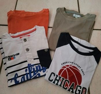 Lot 3 t-shirts manches longues