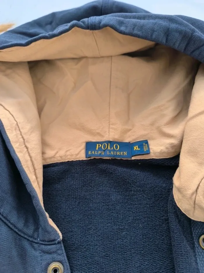 Sweat veste Ralph Lauren homme old school bon état taille XL - photo numéro 19