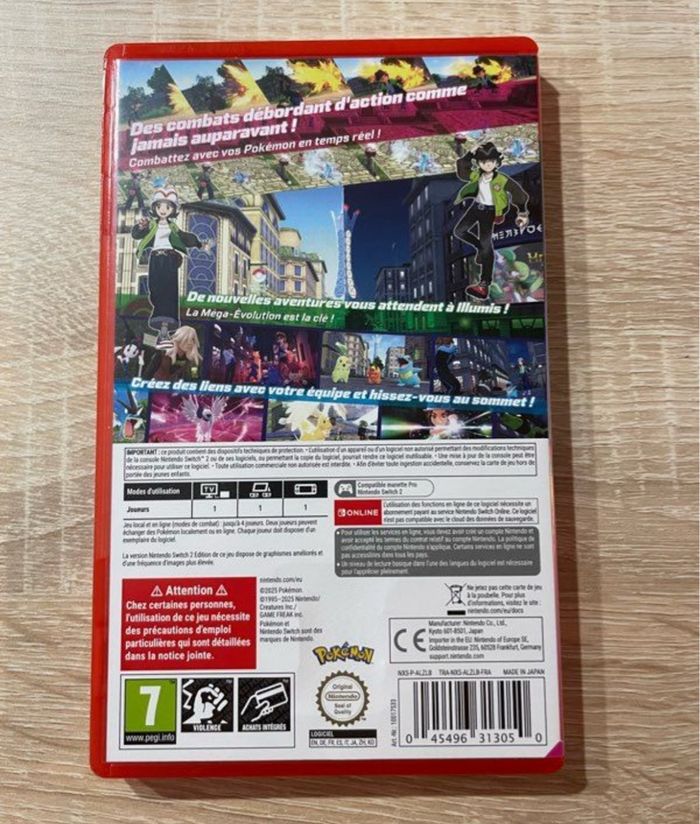 Pokémon légendes Z-A - switch 2 - photo numéro 2