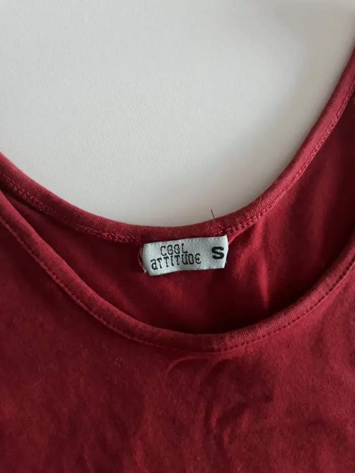 Robe moulante bordeaux - photo numéro 3