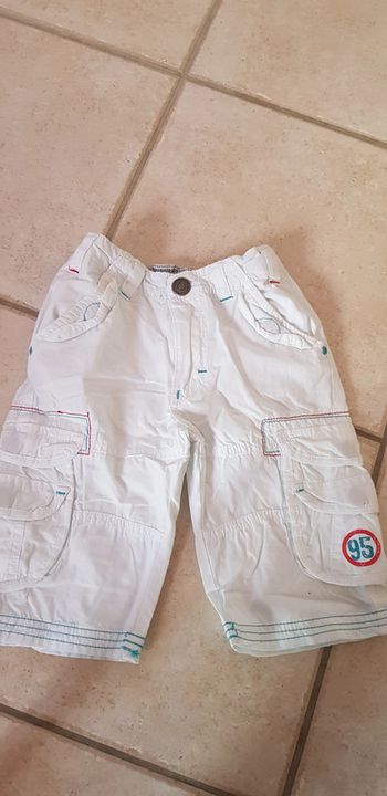 Bermuda léger blanc