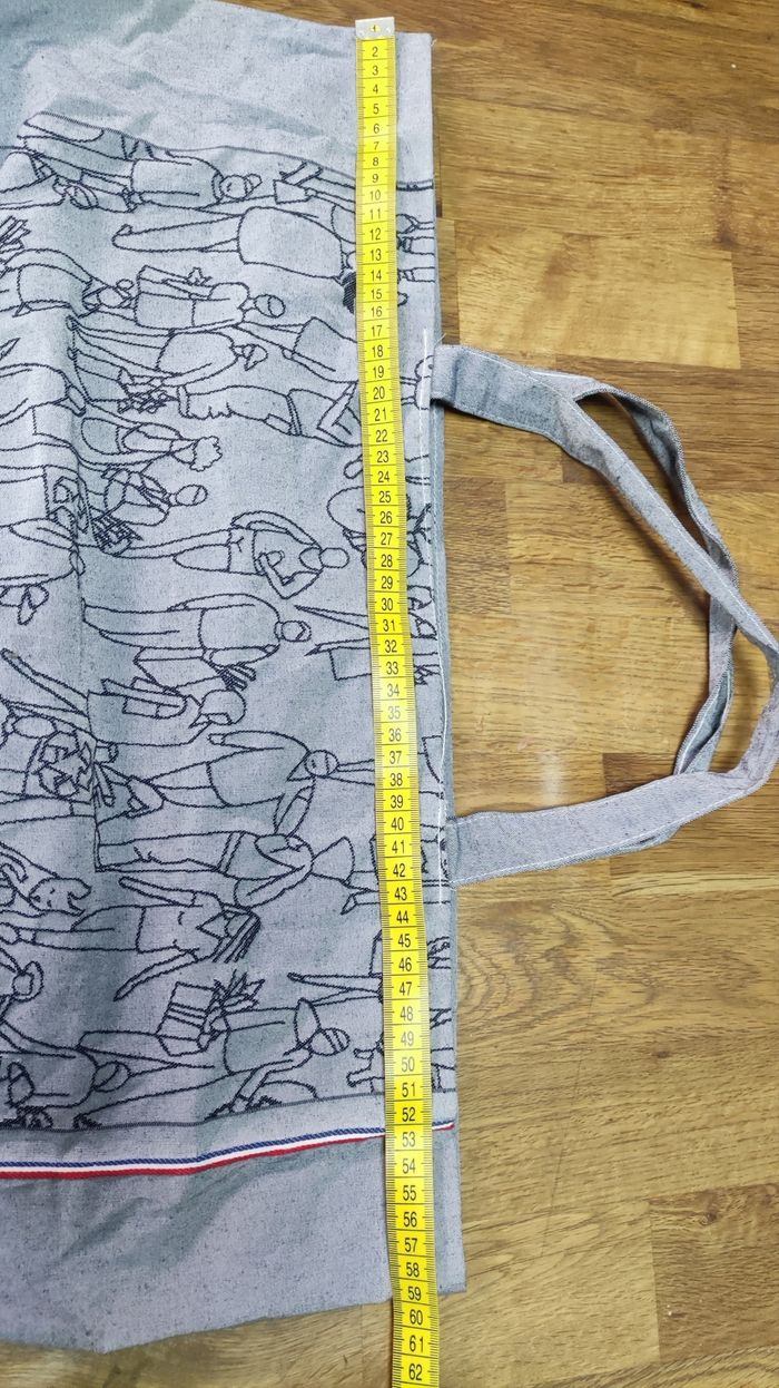 Sac fourre tout en toile brodé - photo numéro 5