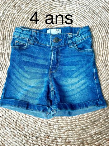 Short 4 ans jeans