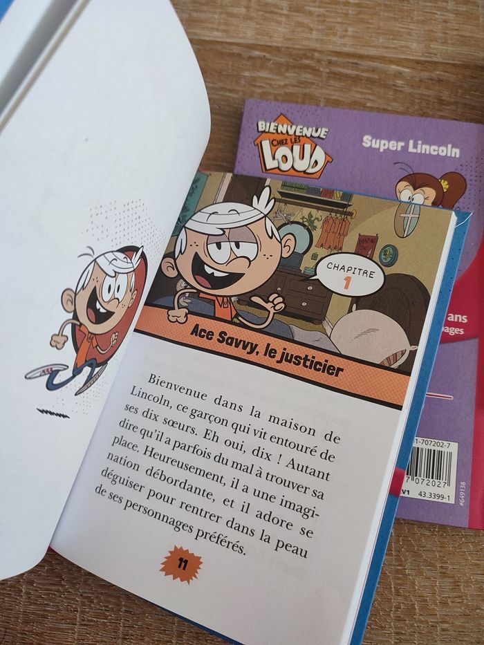 3 livre romans pour enfants
Bienvenue chez les Loud
Neufs - photo numéro 3