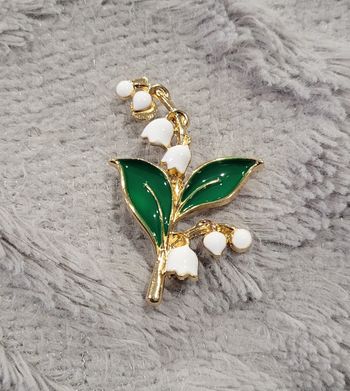 BROCHE BRIN DE MUGUET ! NEUF !