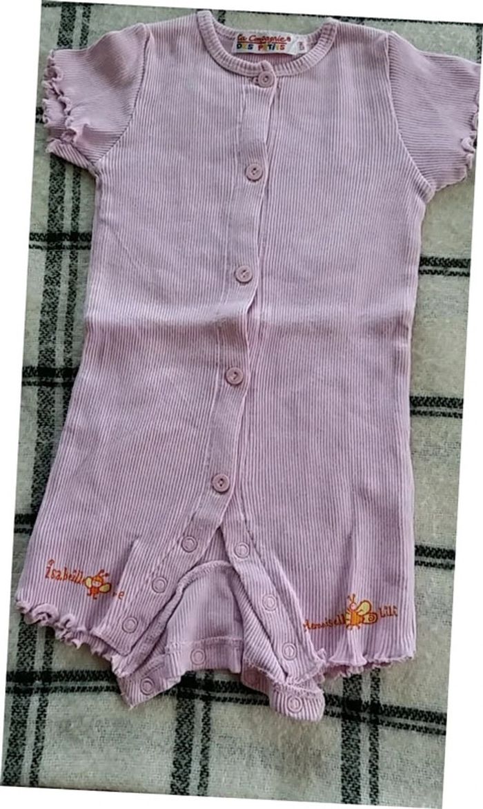 Combi été fille taille 12 mois