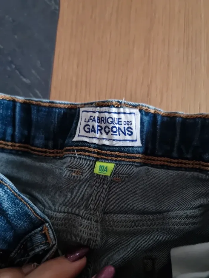Short jean La fabrique des garçons 10 ans - photo numéro 3