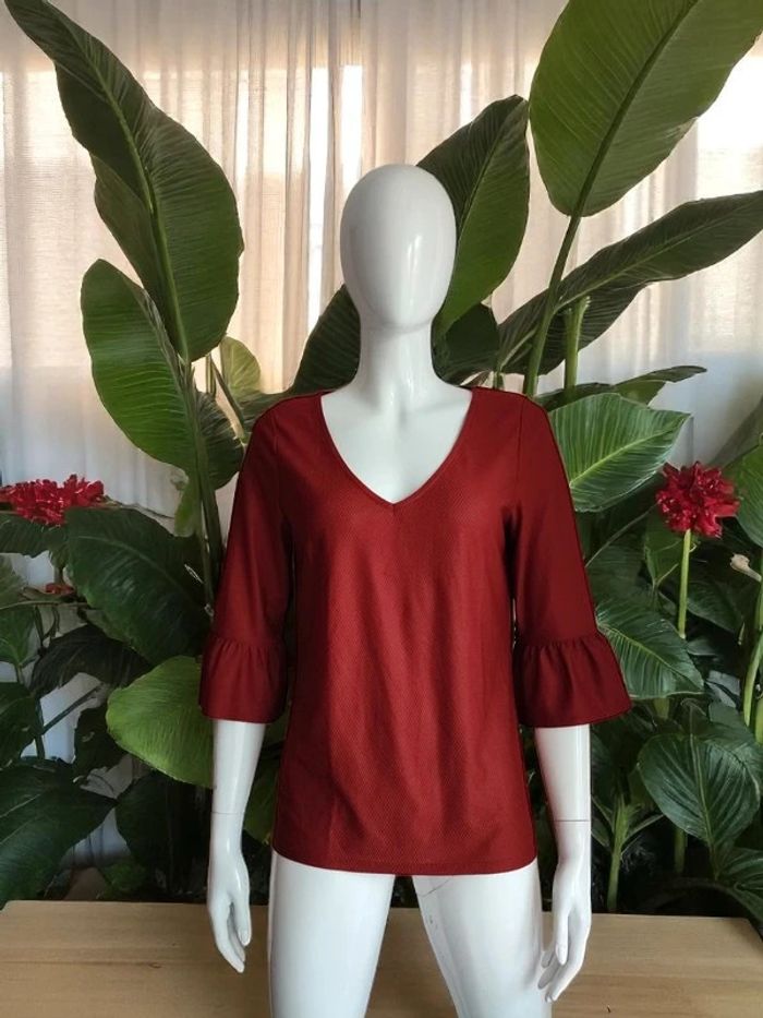 Blouse manches évasées (lire mesures avant achat)