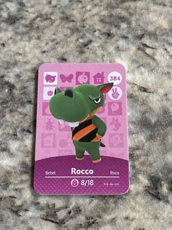 mini carte amiibo Rocco