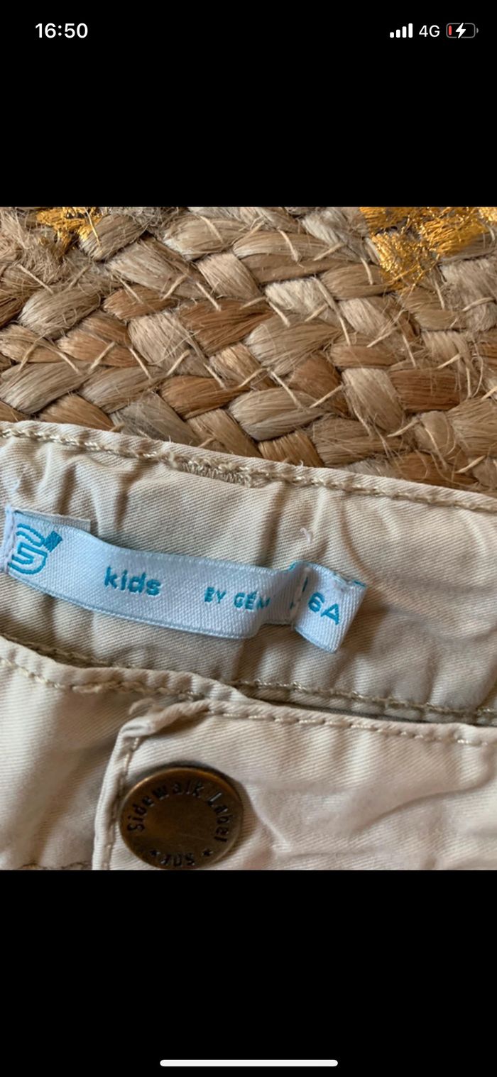 Short beige garçon - photo numéro 3