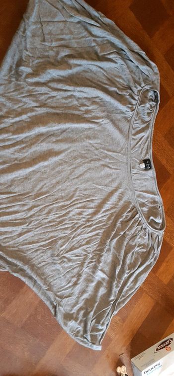 Pull manches chauves souris gris  123, taille 46/48