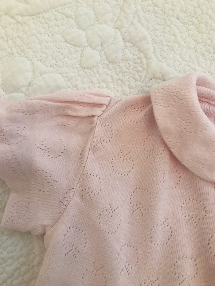 Blouse rose à manches courtes - photo numéro 3