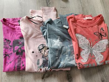 Lot T shirt manche longue 12 ans fille