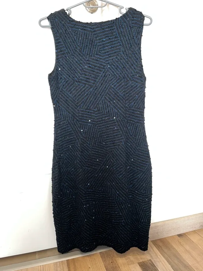 Robe épaisse bleu avec sequin t38 - photo numéro 2